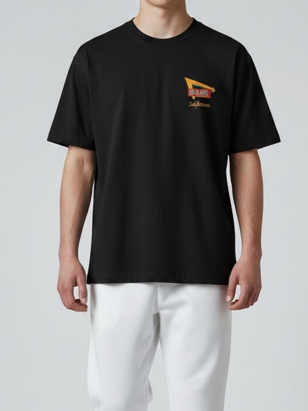 In-N-Out burger California Men's Black Graphic T-Shirt Sz S